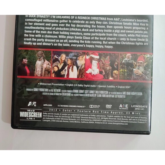 Duck Dynasty I'm Dreaming of Redneck Christmas DVD 2013 Lionsgate Holiday Movie - Picture 8 of 10